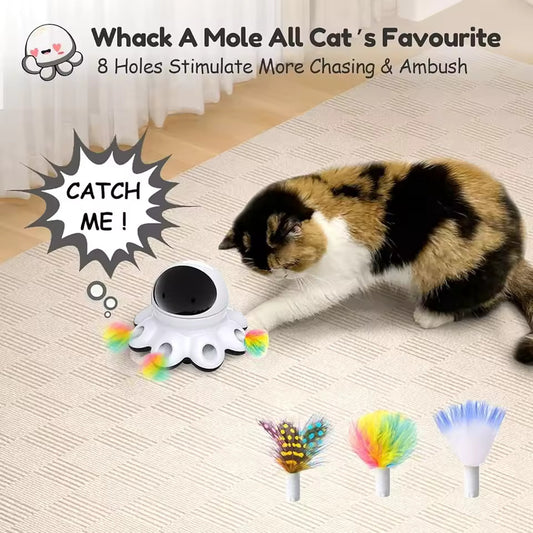 Catatouille™ OrbitPlay™ 2-in-1 Smart Laser & Feather Teaser Toy